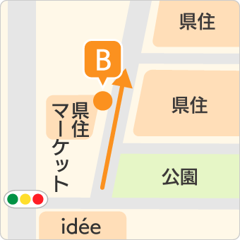 岡田・寒川駅方面　詳細マップ